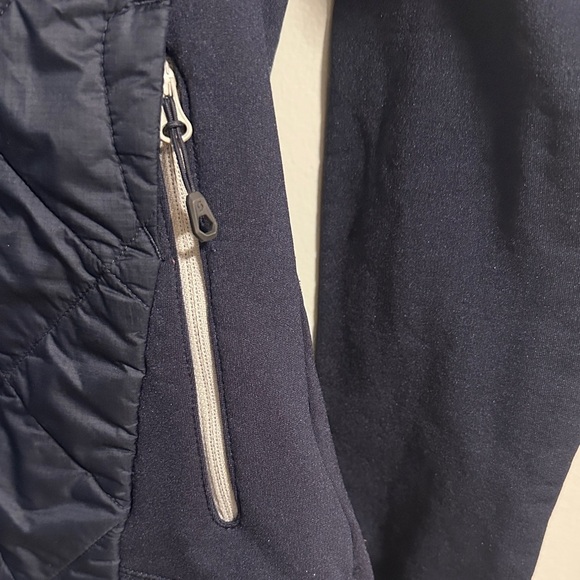 Scott Navy Blue Quilted Jacket with Hood Size S - Picture 8 of 12